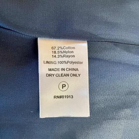 Tracy Reese Retro Floral Lace Midi Strappy Cocktail Frock Dress in Navy - Size 6 - Picture 7 of 11